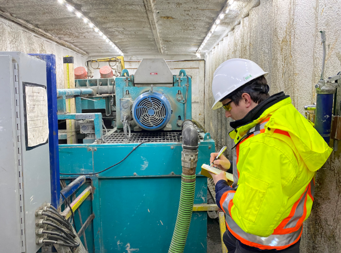 Ignace borehole drilling