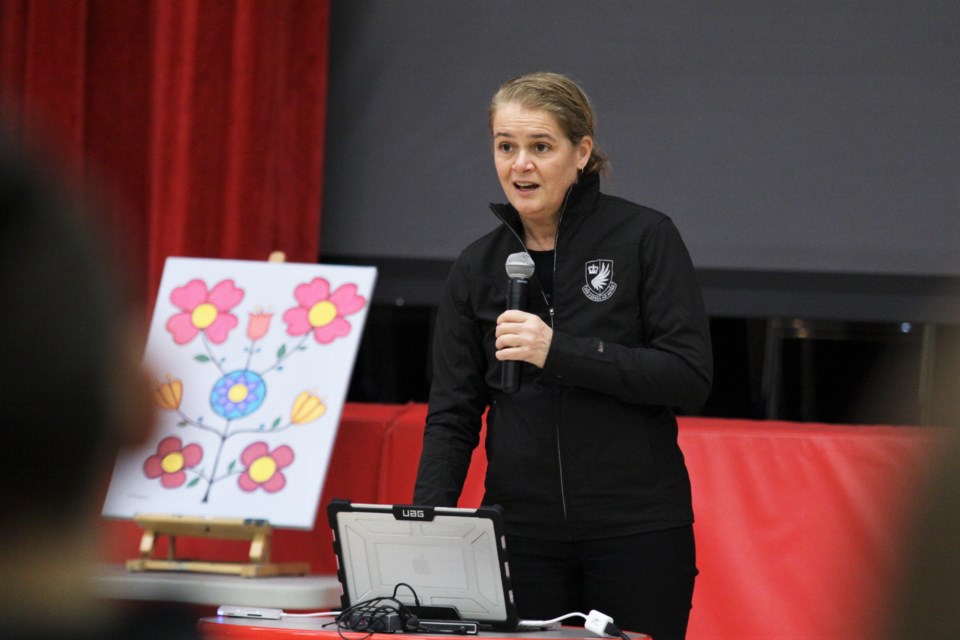 Governor General Julie Payette visited Dennis Franklin Cromarty high school Tuesday to give a talk. (Photos by Ian Kaufman, tbnewswatch.com)