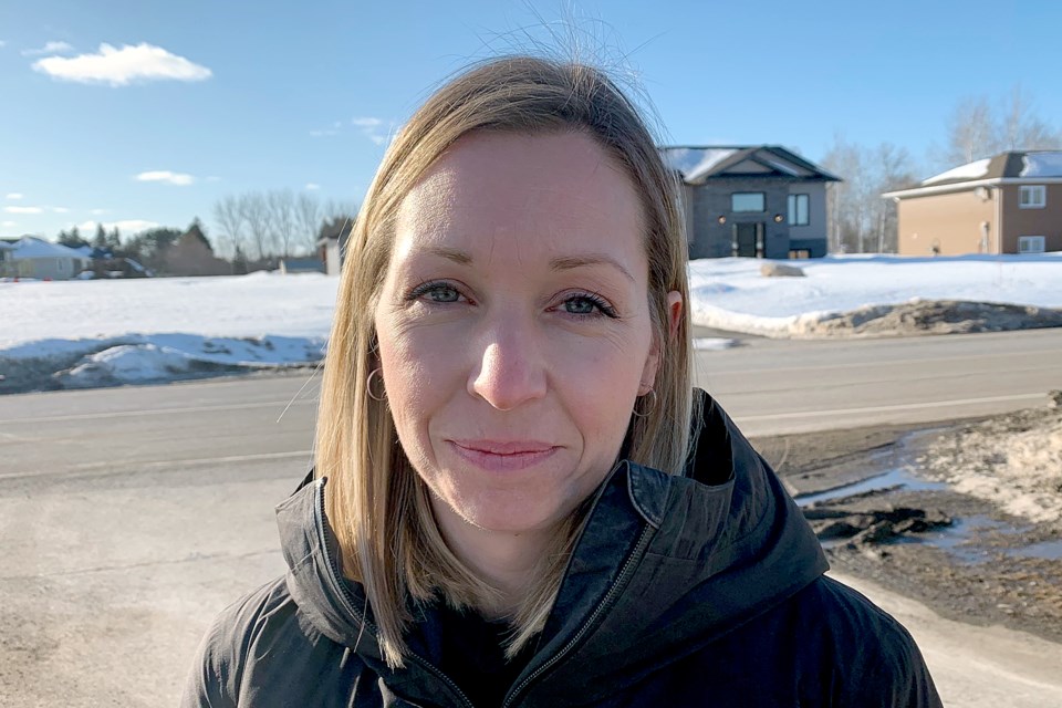 Krista McCarville says the Bearskin Airlines flight she was on in Dryden began to gain speed, then all of a sudden took a sharp turn and crashed into a snowbank. (Leith Dunick, tbnewswatch.com)