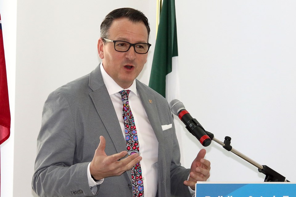 Greg Rickford, the province's minister of northern development, energy and Indigenous affairs, spoke to northerners during an April 6 webinar. (TBNewsWatch file photo)