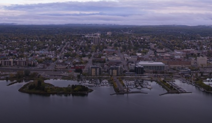 Thunder Bay aerial summer