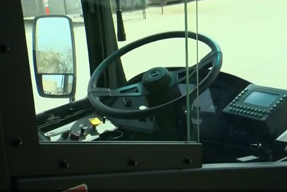 Bus driver safety shield wpg