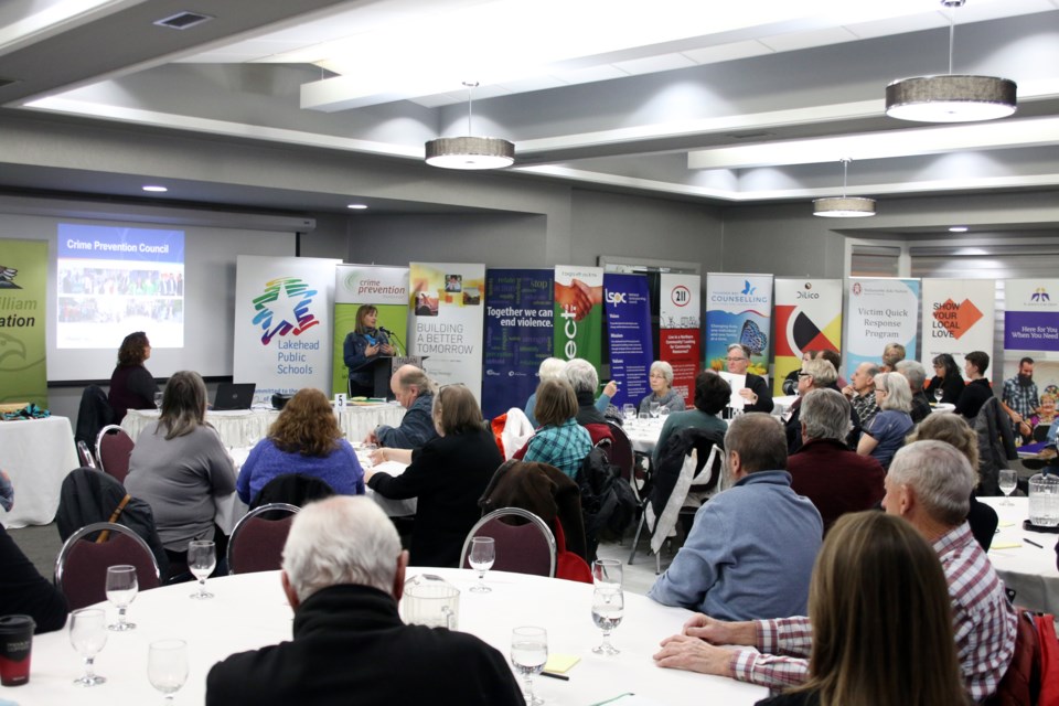 Members of the public were invited to participate in a public forum on community safety and well-being. 