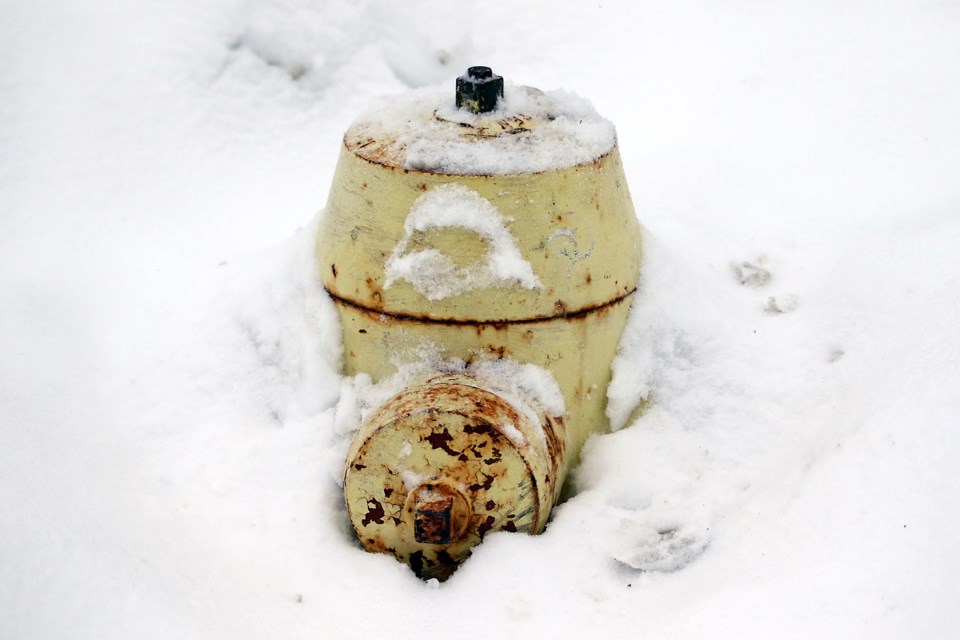 Fire Hydrant Snow