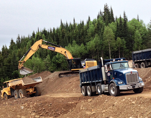 Nadin Contracting expects to move up to 60 truckloads of gravel daily (file image/Nadin Contracting)