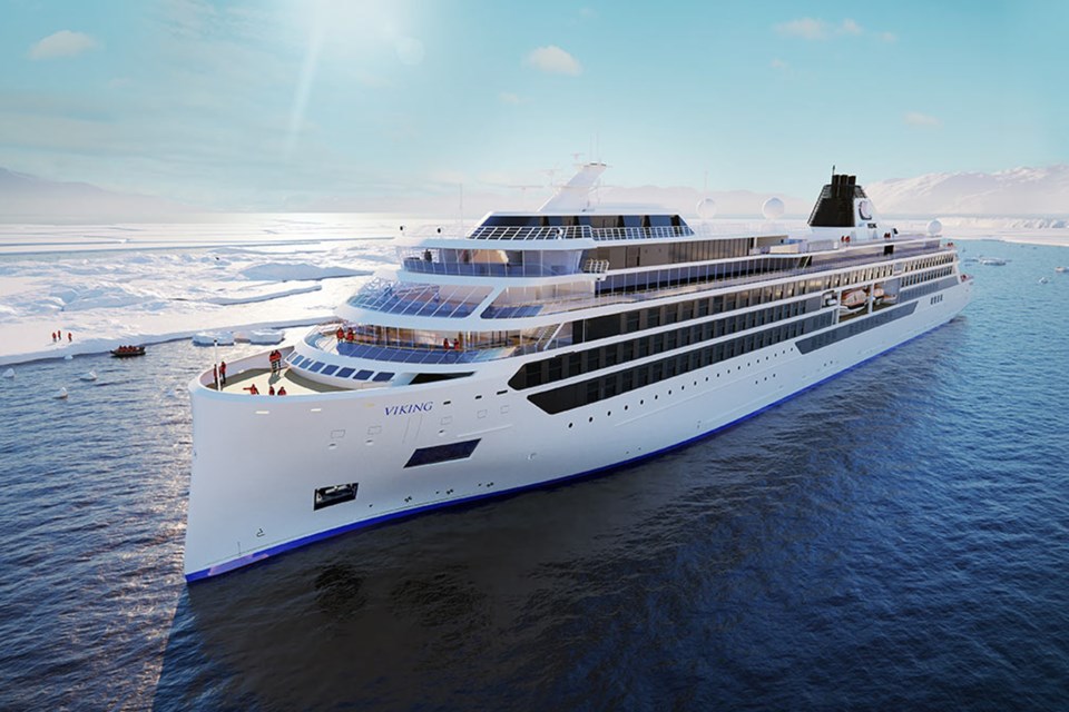 The Viking Octantis is scheduled to make the first of seven trips to Thunder Bay in late May, 2022 (Viking Expeditions)