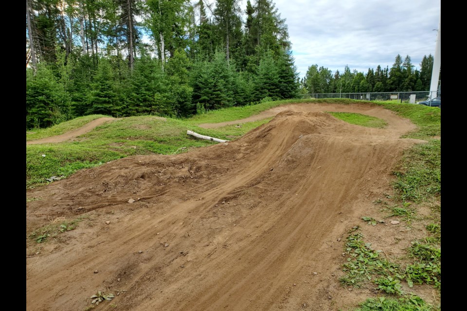 Riders have made modifications to the City of Thunder Bay's only BMX dirt track (Tbnewswatch photo)