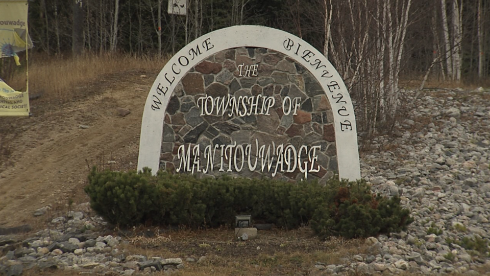 Manitouwadge Sign