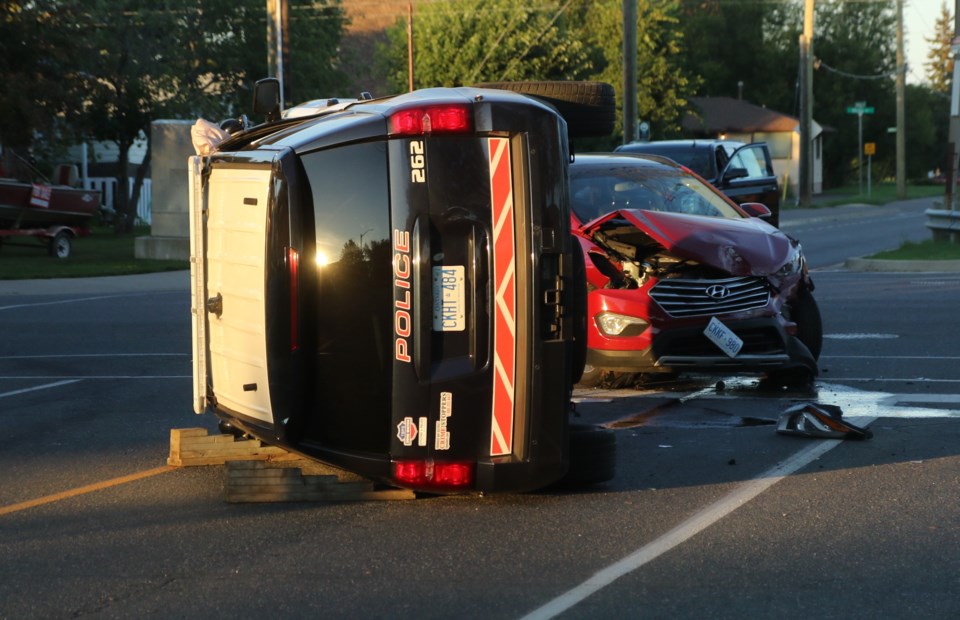 Police Crash Walsh and Edward