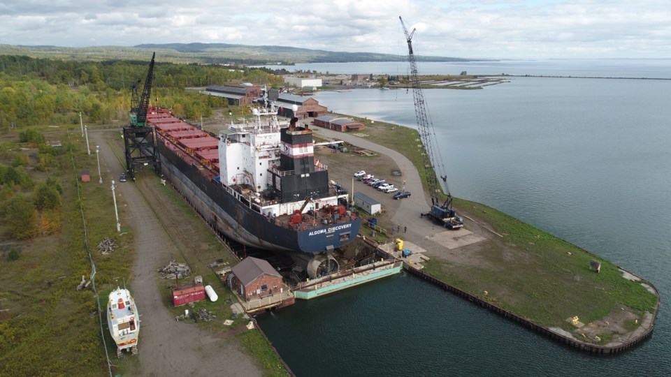 Heddle shipyard aerial summer