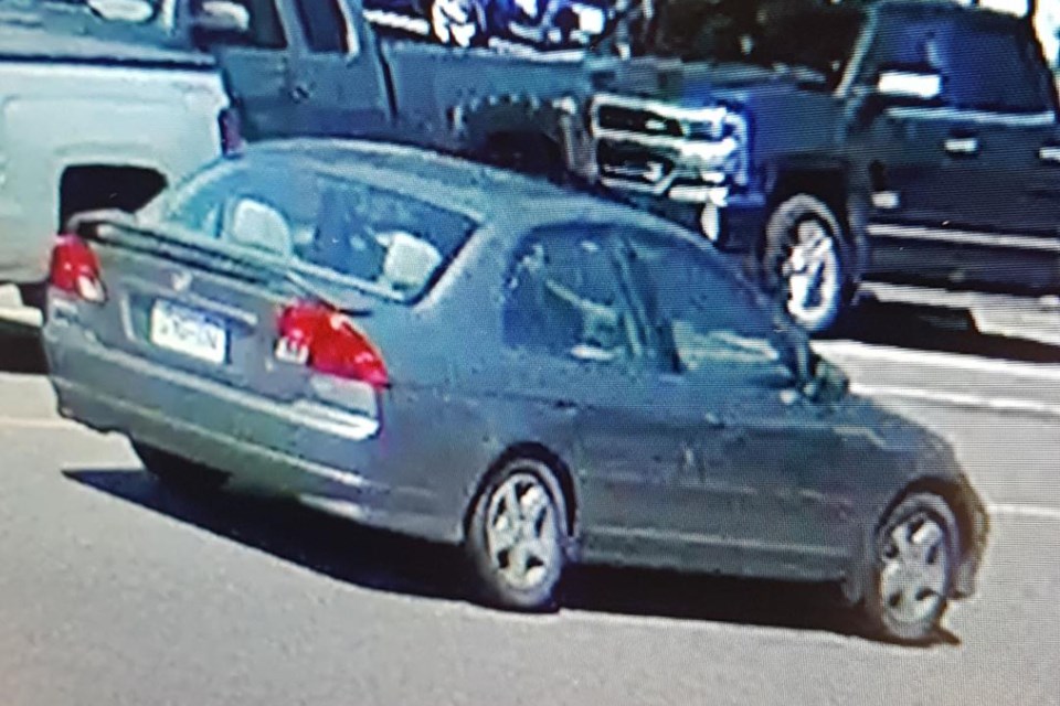 Sedan hit and run