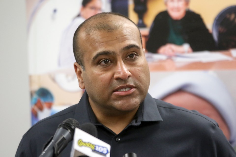 Thunder Bay Regional Health Sciences Centre chief of staff Dr. Zaki Ahmed on Friday, March 20, 2020 says it's likely COVID-19 is already in Thunder Bay. (Leith Dunick, tbnewswatch.com)