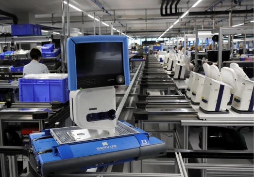 Ventilators are mechanical breathing machines that help patients who are unable to breathe on their own (file image)