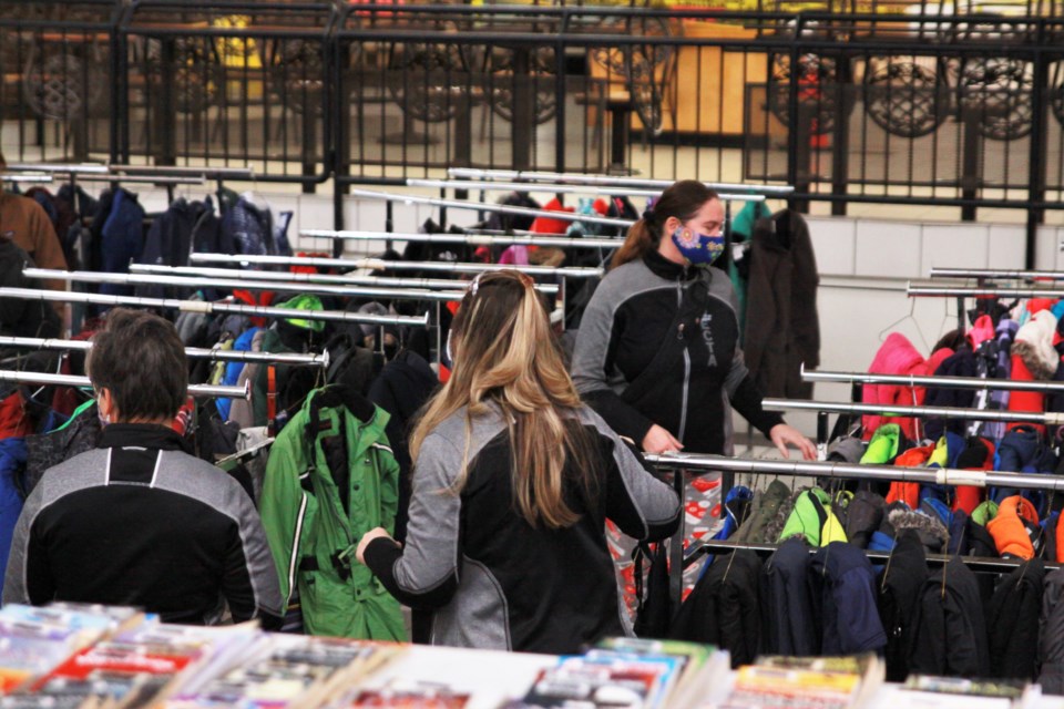 Coats for Kids volunteers are helping to give away up to 700 winter coats this week. (Photos by Ian Kaufman, tbnewswatch.com)