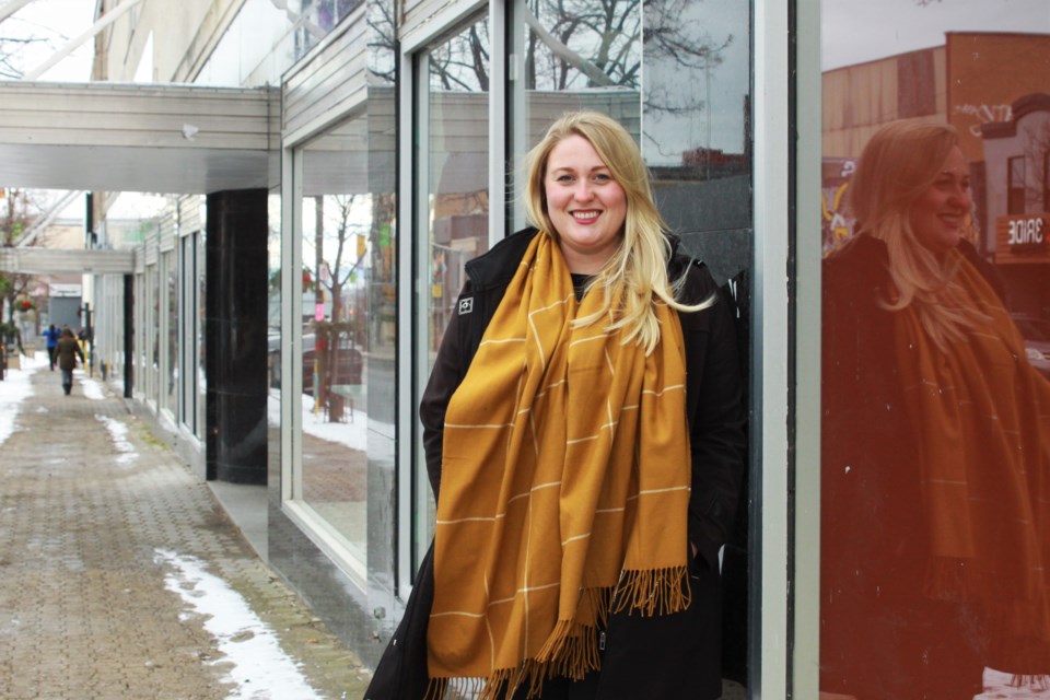 Maelyn Hurley is the owner of Goods & Co., which plans to open a multi-vendor market at the former Eaton's building in Thunder Bay's north core. (Photos by Ian Kaufman, tbnewswatch.com)