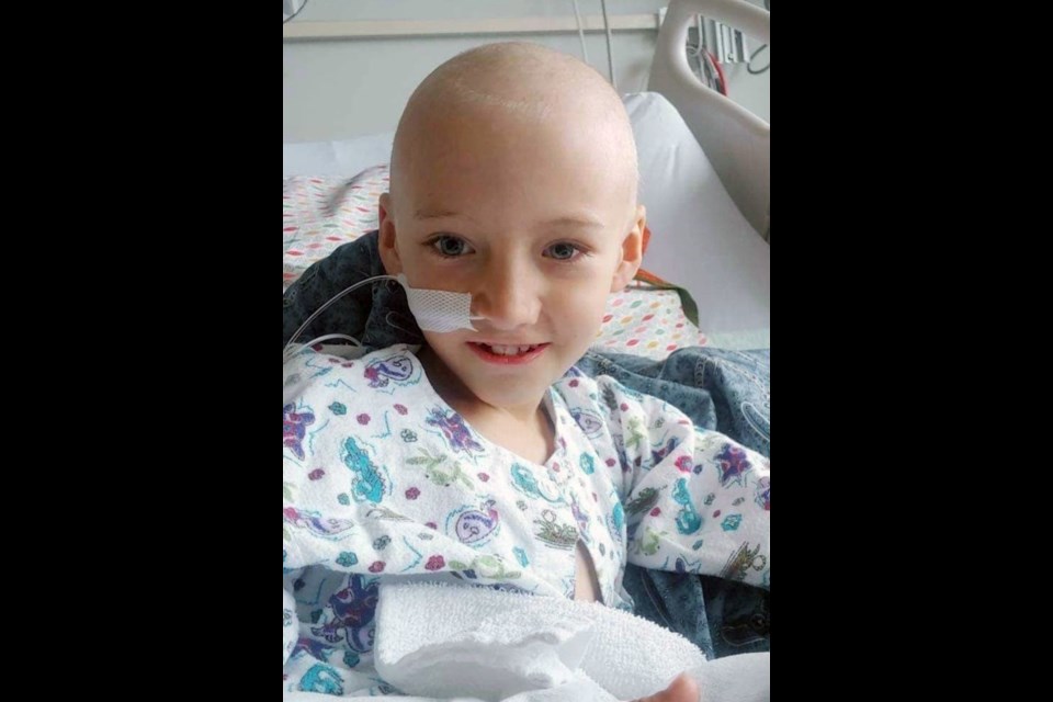 Colton Stieh, 9, was diagnosed with leukemia earlier this year. (submitted photo)