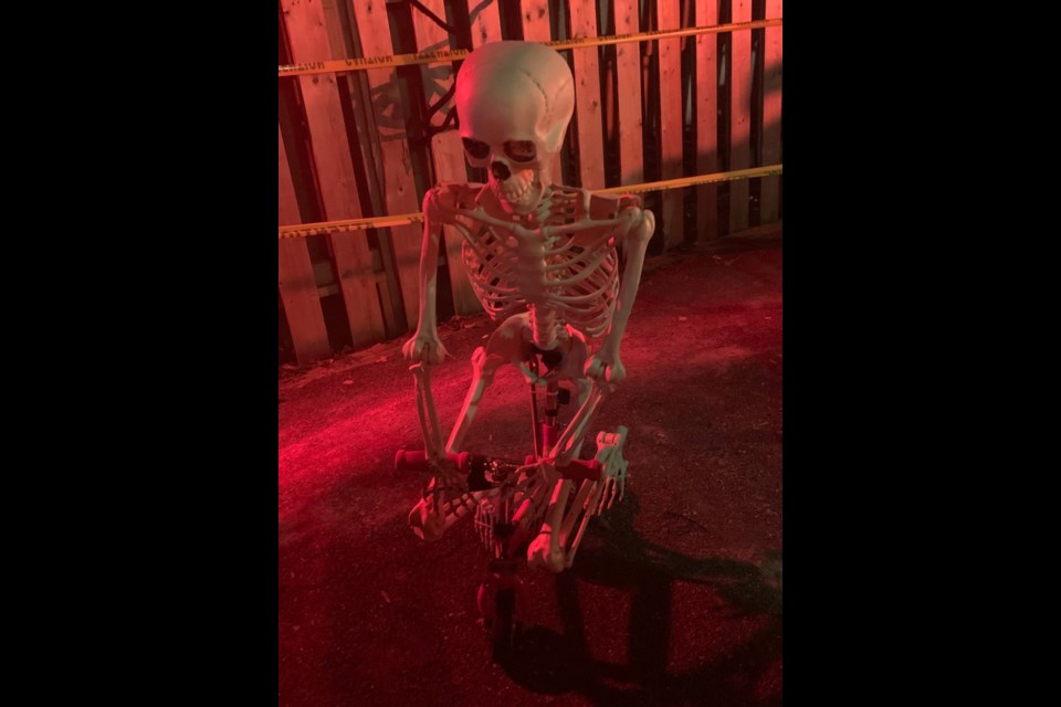 The Haunted Yard on Westbury Crescent in Thunder Bay has been a huge hit with fans of Halloween. (Leith Dunick, tbnewswatch,com)