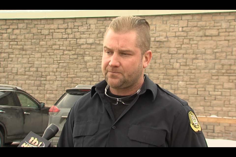 Bill Hayes is the president of the OPSEU local representing correctional officers at the Thunder Bay District Jail (Kayla Karim/TBTV photo)