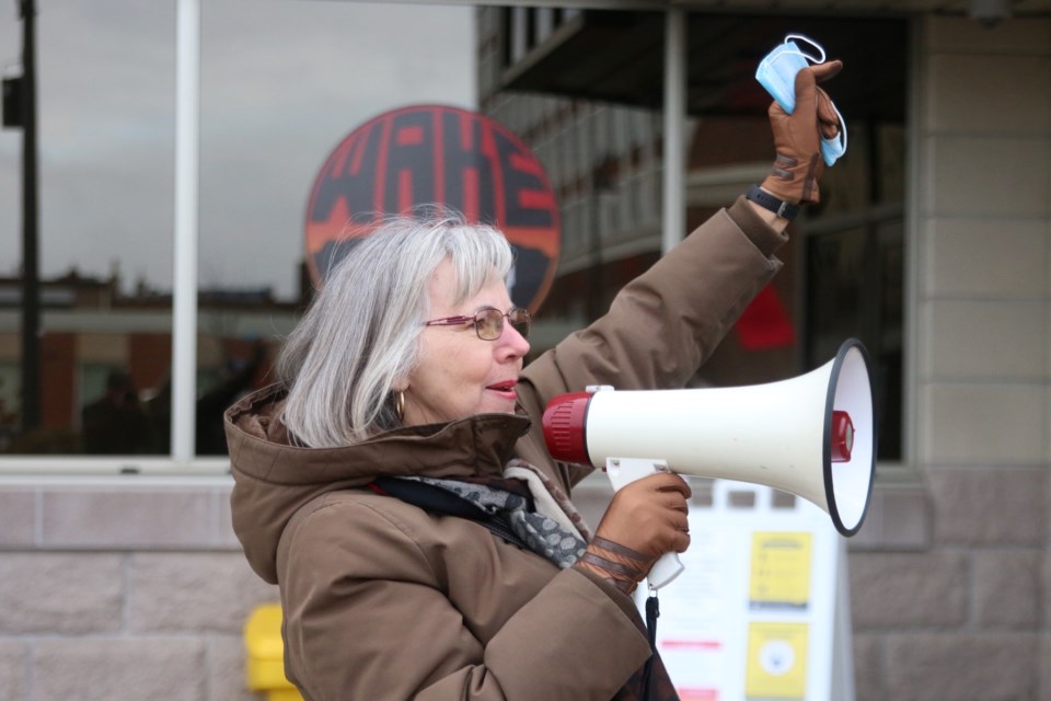 Patsy Stadnyk has spoken out numerous times on the issue of pinhole leaks in copper water pipes and she is now launching a class action lawsuit against the city after being met with only silence. (Photo by Doug Diaczuk - Tbnewswatch.com). 