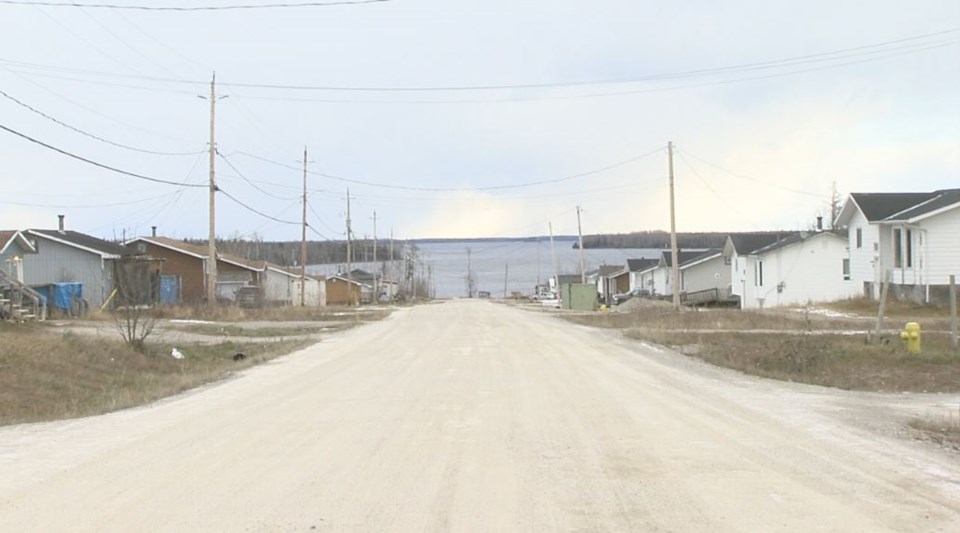 Neskantaga street scene