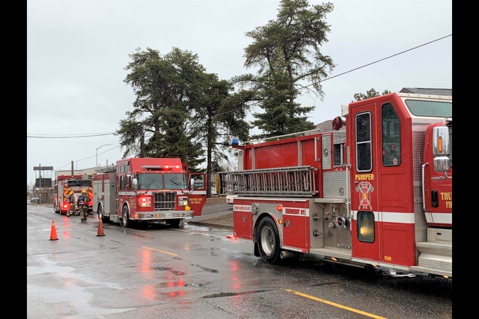 Firefighters responded to a fire on Arundel Street around 9 a.m. Sunday morning. (TBFR image)