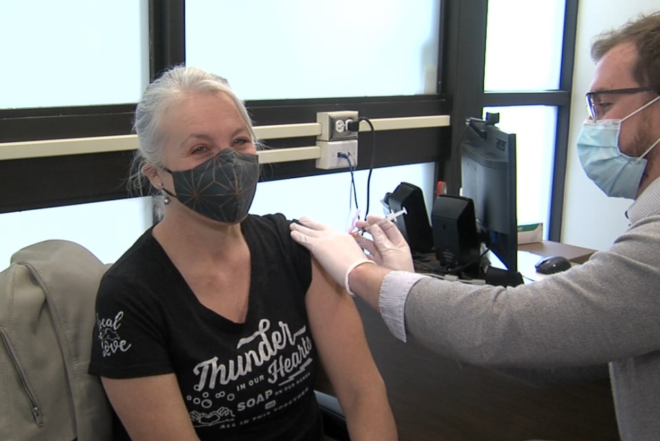 Patty Hajdu Vaccine Shot