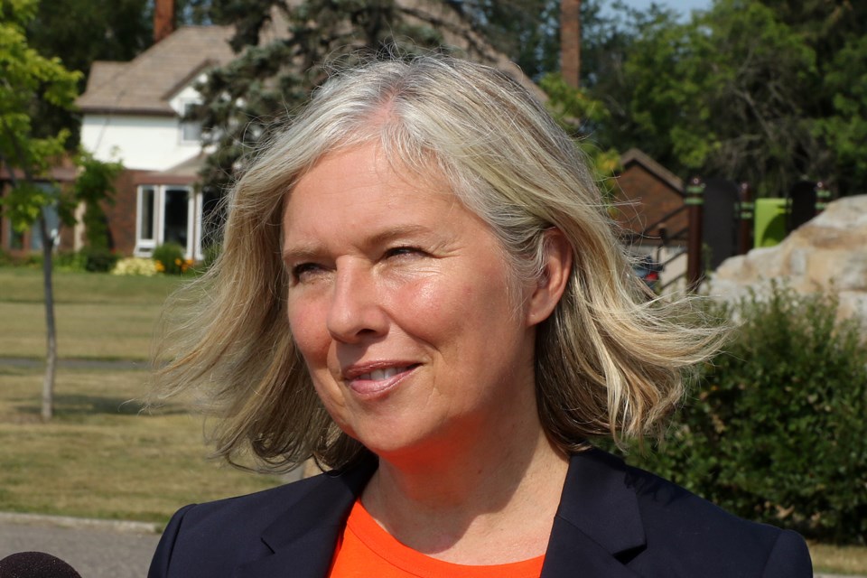 Chantelle Bryson is running for the NDP in Thunder Bay-Superior North in the 2021 federal election. (Leith Dunick, tbnewswatch.com)