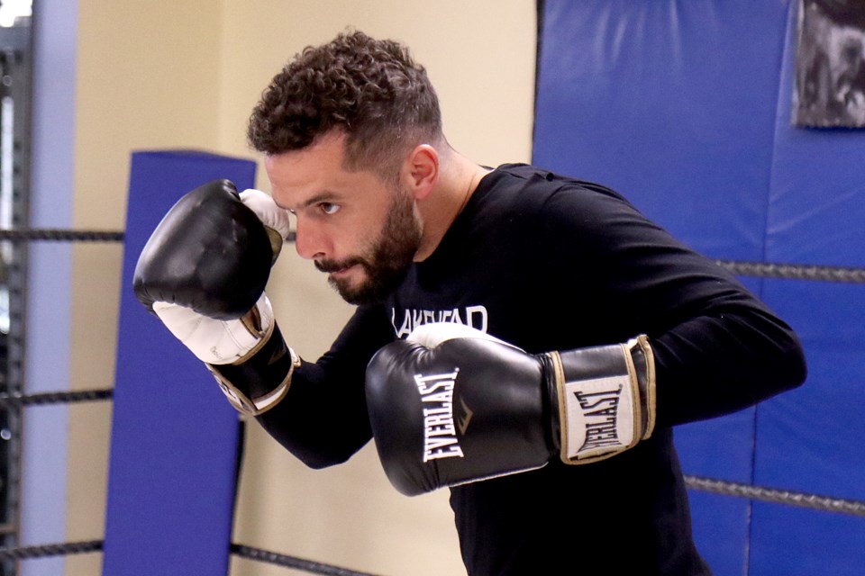 Hamza Hatoum of Big Brother Canada fame is taking on Big Brother star Jozea Flores in a celebrity boxing match on Aug. 6. (Leith Dunick, tbnewswatch.com)