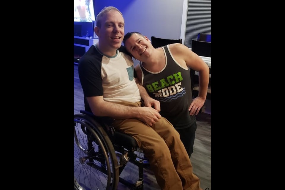Jamie Mendek (l) and Franco Daniele have been friends since Junior Kindergarten (submitted photo)