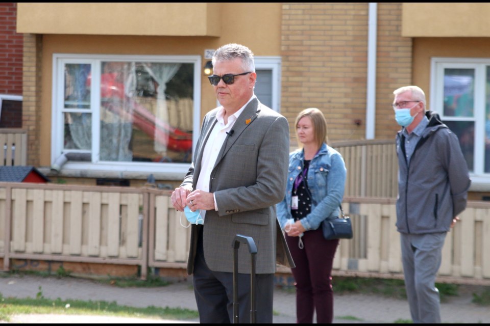 Bill Bradica, chief administrative officer with the TBDSSAB said many improvements have been made to the area, including an emphasis on tenant support. 