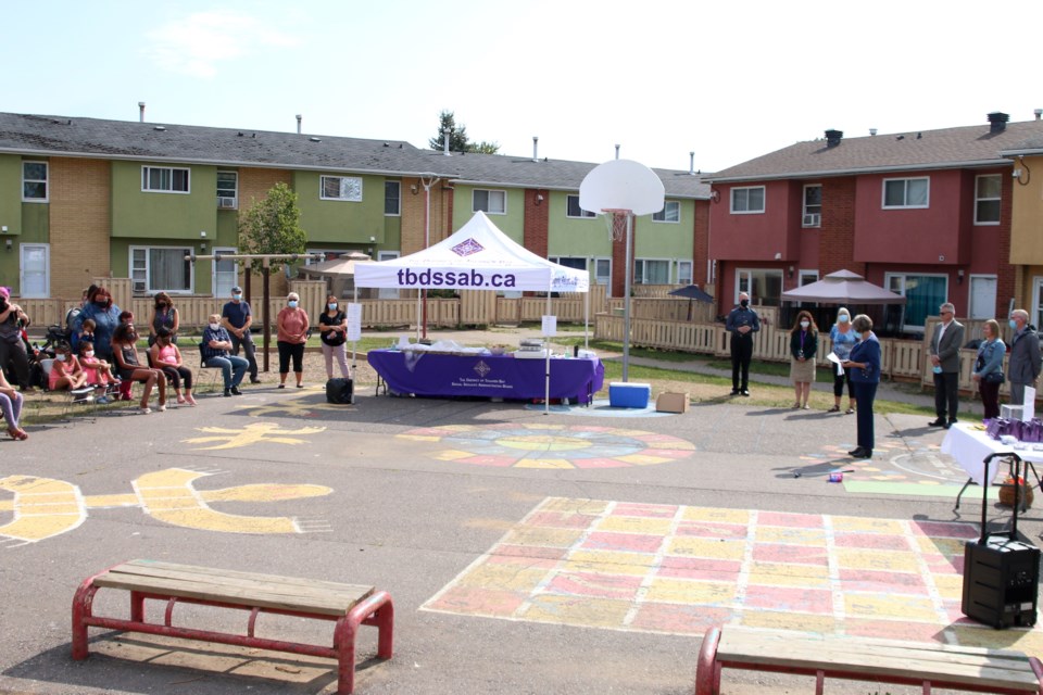 The TBDSSAB held a 50th anniversary celebration for the Windsor Street townhomes on Thursday. 