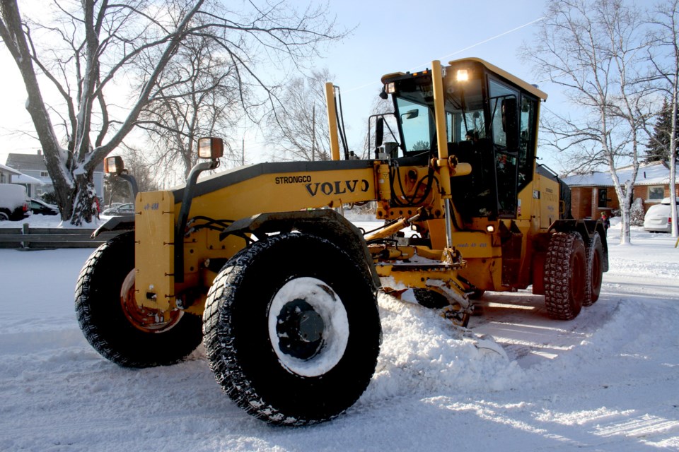 City of Thunder Bay snow plow