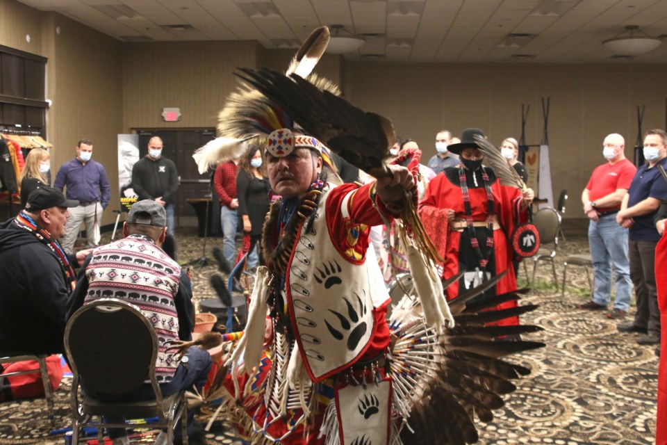 The first session of the Gawendum Gakina Awaya Reconciliation Training for the Thunder Bay Police Service wrapped up on Thursday. (Photos by Doug Diaczuk - Tbnewswatch.com). 