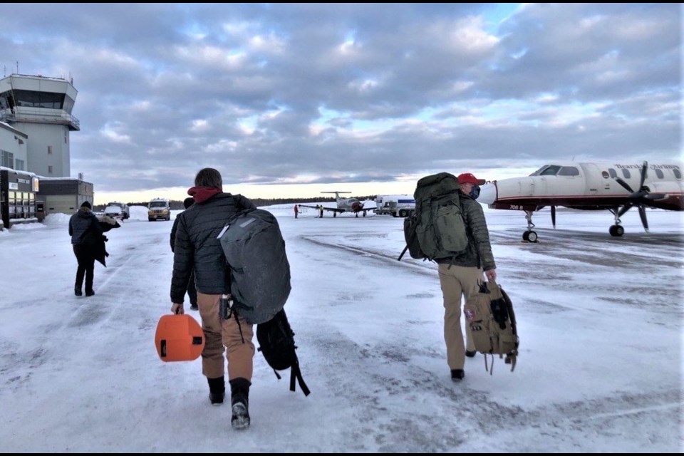 A veteran-led team of volunteers with Team Rubicon will be departing for Wabaseemoong Independent Nations on Friday. (Photos supplied). 