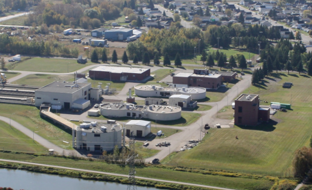 The City of Thunder Bay's wastewater treatment plant is located on Atlantic Avenue (City of Thunder Bay photo)