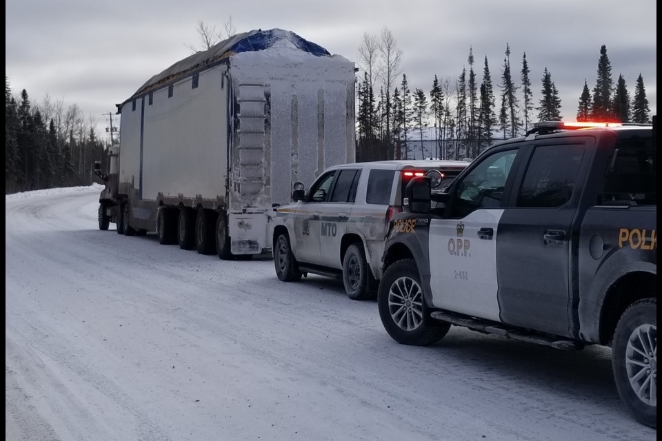 The 36-hour blitz in the Greenstone and Terrace Bay area resulted in 17 commercial motor vehicles being taken out of service as a result of numerous safety-related defects.