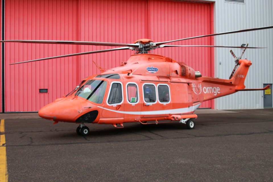 Ornge Thunder Bay Helicopter