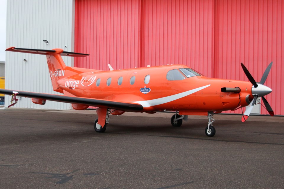 Ornge Thunder Bay Plane 2