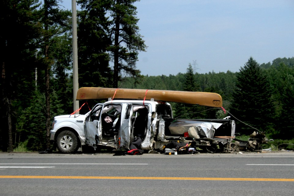 Transport collision at Shabaqua Corners