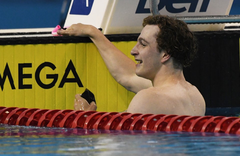 Gabe Mastromatteo Swim Canada