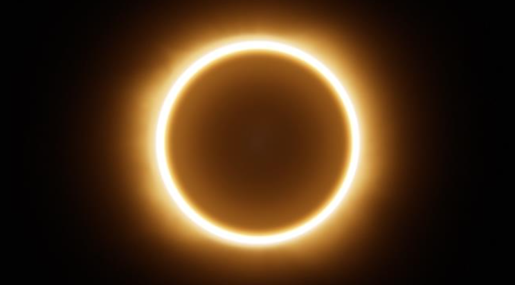Solar eclipse annular