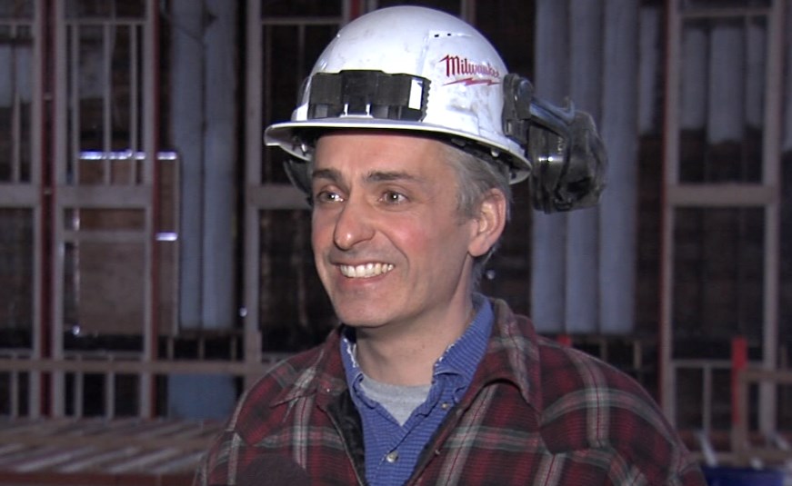 McKinnon was in the process of converting the Finnish Labour Temple into apartments. This photo was taken in happier times, in March 2021.