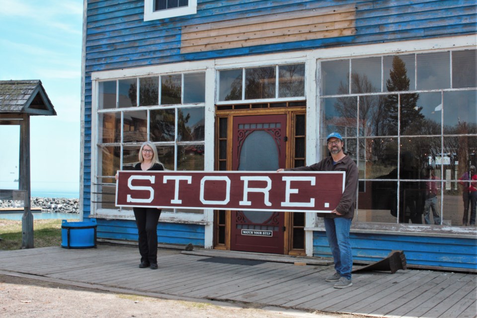 Sandy and Jeff Korkola will reopen the Silver Islet General Store this summer, 150 years after it was built. (Photos by Ian Kaufman, TBNewswatch)