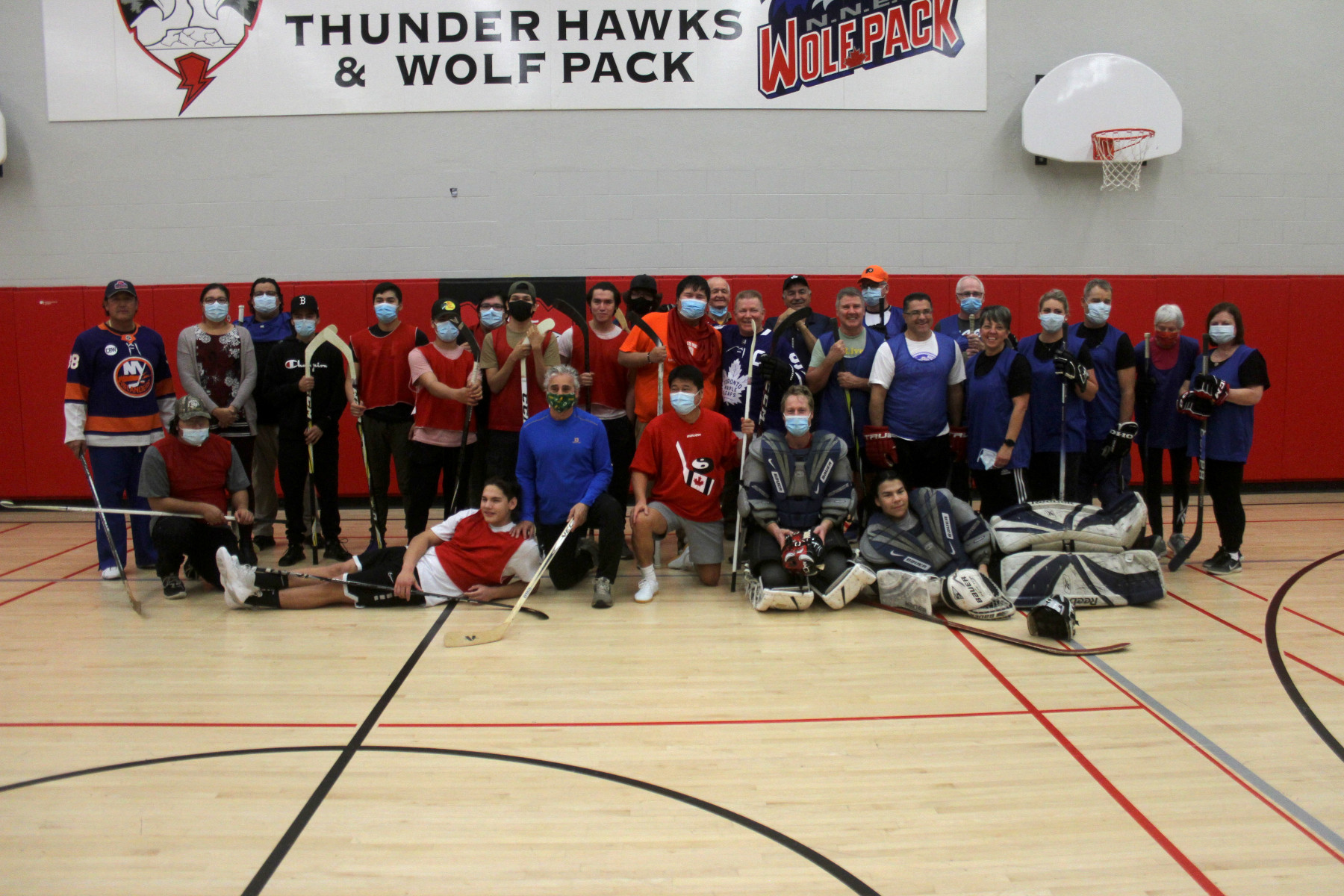 DFC students challenge Thunder Bay leadership in floor hockey (14 photos)