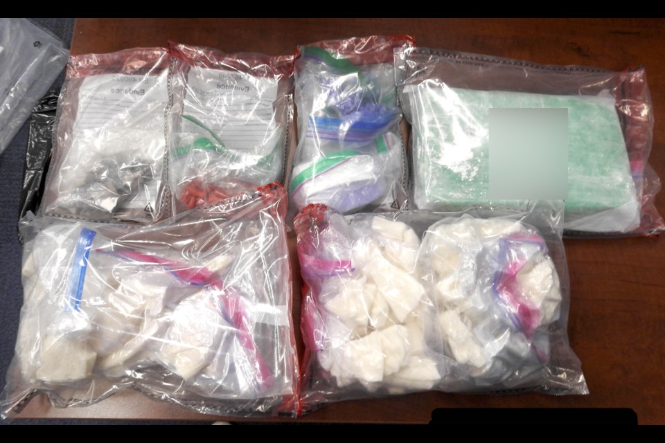 Thunder Bay police say they seized over $700,000 worth of illicit drugs after executing two warrants on Wednesday. (TBPS image)