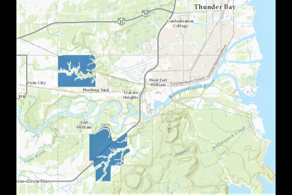 Partially serviced subdivisions are permitted in two "rural settlement areas" under Thunder Bay's official plan. (Image courtesy City of Thunder Bay)