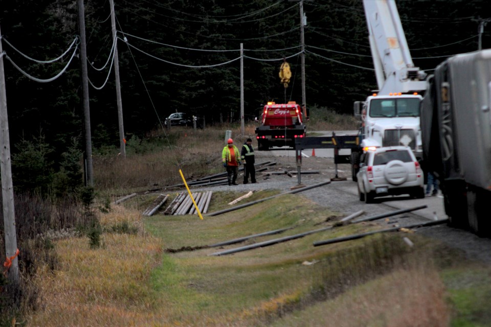 single vehicle collision on Highway 102 