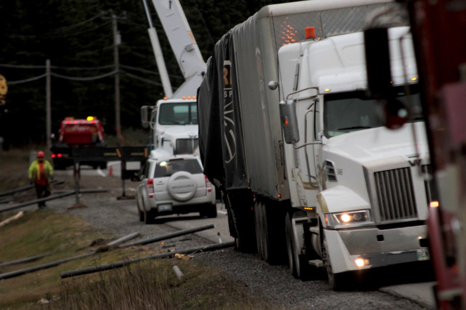 single vehicle collision on Highway 102 