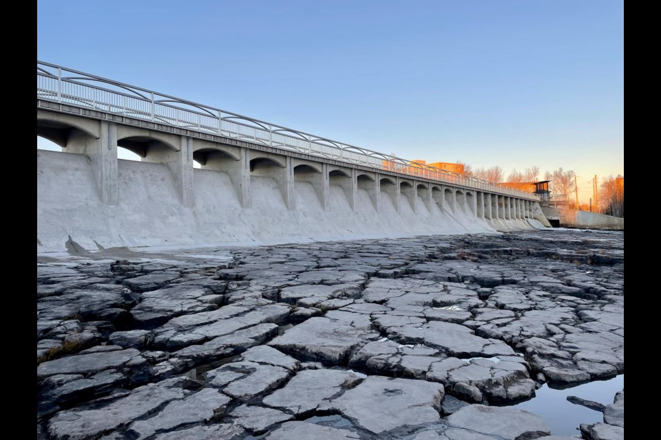 The Boulevard Lake Dam renovations are complete and the walkway is opened for pedestrians on Saturday, Oct. 30, 2021. (PDR Contracting/Facebook)