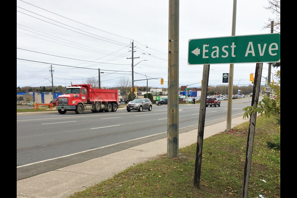 Thunder Bay's city council will debate proposed weight restrictions for East Avenue, hoped to keep heavy trucks from the County Fair mall.